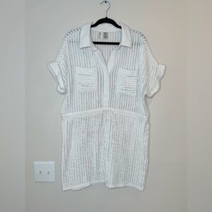 🔥Lulus. White Coverup Dress🔥